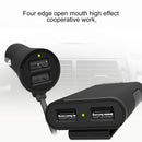 4 USB Port Car Cigarette Lighter Socket Splitter Charger Extension Cable Phone