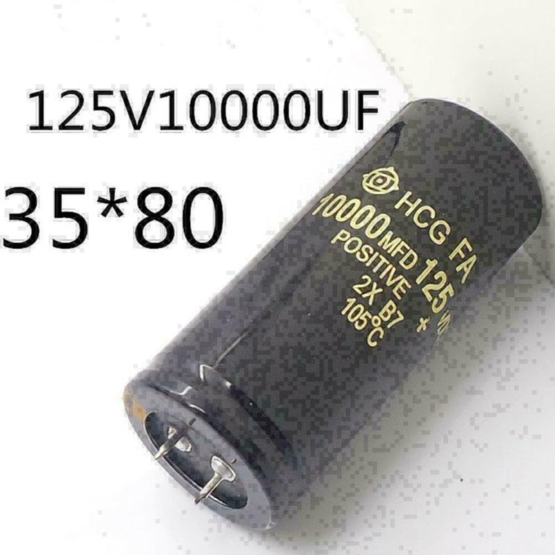 Electrolytic Capacitor 125V 10000uF 35x80mm can replace 120V 100V Audio Fav P4I6