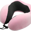 2Pcs U-Shaped Travel Neck Pillow Adjustable Breathable Soft Airplane Pillow