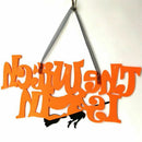 Halloween Ornaments Letter The Witch Is In Hanging Decoration Indoor/Outdoo S1E3