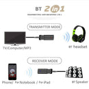 Bluetooth 5.0 USB Transmitter Receiver 3.5mm Car Audio Transceiver Adapter
