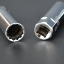 14mm Spark Plug Socket 3/8'' Wrench Thin Wall 12-point Removal Drive For BMW