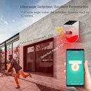 Smart WiFi Solar Alarm Light Security Siren Infrared Detector Remote Control