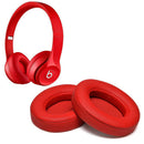 Soft Ear Pads Cushions Replacement Parts for Beats Solo 2 Solo 3 Headsets Red