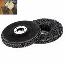 2pcs Abrasive Poly Strip Disc Wheels 46 Grits 115 x 22mm Rust Paint Remover