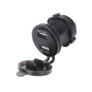 12V / 24V Fast Charging 4.2A Car Cigarette Lighter Socket Double Usb Charge