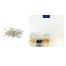 50 Pieces White K Ear Stud Rhinestone Ear Post +
