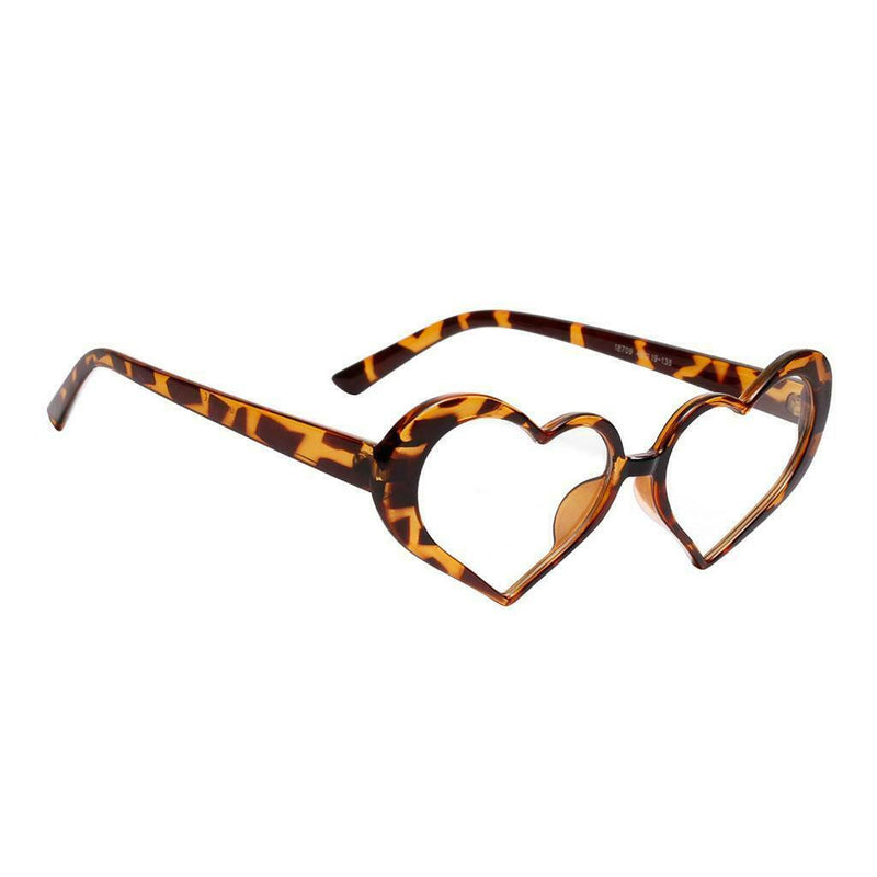 4pcs Heart-shaped Sunglasses Retro Style Sun Glasses Designer Party Eyewear