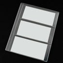 10X NOTE BANKNOTES CURRENCY 3-POCKET HOLDER PAGE ALBUM PAPER MONEY SLEEVE KINDLY