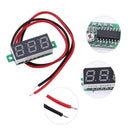 0.28 -inch Two-Line Voltage Meter 3.0 V - 30 V Measuring Tool (red)