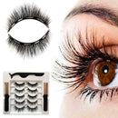 5 Pairs Magnetic Liquid Eyeliner Eyelashes Kit Natural Long Set. Quality B8L0