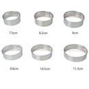 12pcs/set Molds Metal Ring Cutter for Round Biscuit Cookie Circle Pastry Donut