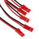 5 Pieces JST 2-Pin Male to Female Connector Plug Wire Cable Adapter Harness