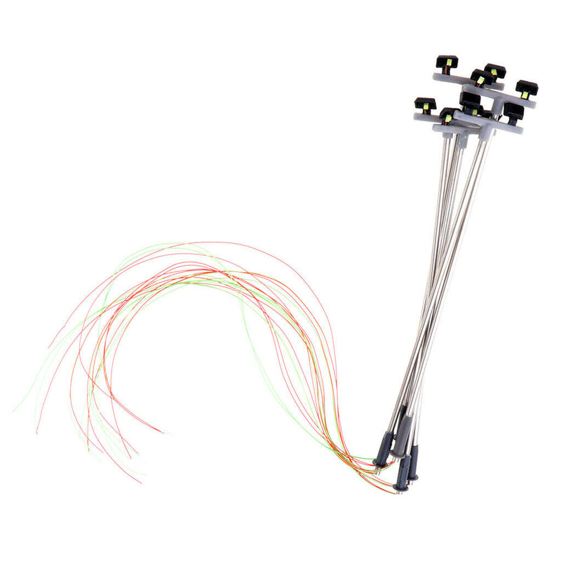 5pcs Metal Pole Street Lights - OO/HO Gauge - Train Railroad Diorama Scenics B