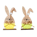 Wooden Easter Egg Shelves For Easter Party Ornament Diy Bunny Letter Egg St X9T7