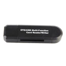 YC-310 2in1 Multi-Function USB Card Reader Micro USB OTG to USB2.0 Adapter