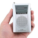 Mini Portable Pocket AM FM Radio Speaker Telescopic Antenna Jack Earpho HET