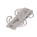 Stainless Steel Dollar Wallet Clip Fashion Simple Name Card Clips Holder A