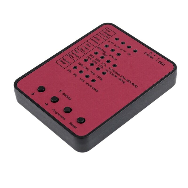 Programming Card For 45A/120A Rc Car Esc Brushless Electronic Speed Control I1W5