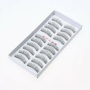 False Eyelashes Realistic Natural Long Nude Look for Three Trees 10 Pairs