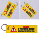If You My Bike Keychain Keyring Embroidery Luggage Chain Key Key A+ Tag U4R G2O9