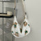 Korean Bear Crossbody Tote Bag Women Plush Casual Shoulder Dumpling Handbag