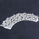 Cake Decoration Supplies,50PC DIY Cupcake Wrappers Butterfly Lace Cup Cake  Y8E1