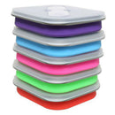Foldable Lunch Box Food Container Picnic Storage Portable Lunch Bowl Spoon BED