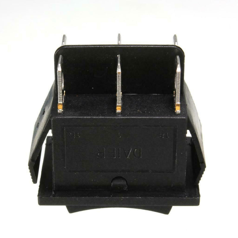4x 6-Pin DPDT ON-OFF-ON 3-Position 250V/10A 125V/15A Snap in Boat Rocker Switch