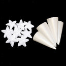 30pcs 150mm DIY Christmas Tree Styrofoam Foam Materials and 30pcs 5cm Star