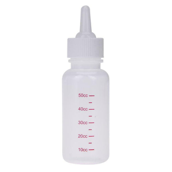50ml Puppy Kitten Feeding Bottle Pet Dog Cat Transparent Silicone Feeder