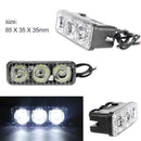 DC 12V 18W High Power 3LED Work Light High/Low Beam Car DRL Driving Lamp A