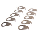 10PCS Guitar Knobs Pointer Plate  Knob Position Indicator for Guitar Bass chrome
