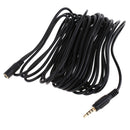 1x 3.5mm Male to 3.5 Female Audio Headphone Extension Cable for Plug Jack 6m