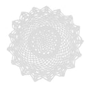 Flower White Lace Hand Crochet Doily Doilies Floral Table Mat Placemat 30cm
