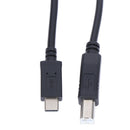USB 3.1 Type C Male Connector to USB 2.0 B Type Male Data Cable for Pri Gw