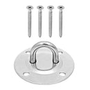 1Pcs Round Stainless Steel Hammock Chair Hanging Kit Suspension Ceiling Hooks