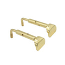 Durable Pack of 2 Violin Fiddle Chin Rest Screws for 3/4 4/4 Size Violin