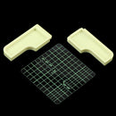 Needle Crafts 3 Piece 6-in-1 Stick 'n Stitch Guide Positioning Plastic Sheet Hn