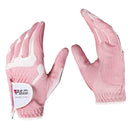 Breathable Women Golf Gloves Premium Left Right Handed Pink UV-Protect Glove