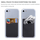 Adhesive Phone Wallet, [3 Pack] Ultra Thin Stick-on Silicone Credit Card Ho Q7Y2