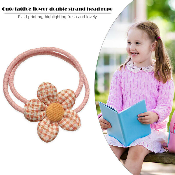 Flower Elastic Hair Bands Child Ponytail Holder Headband Hair Accessories