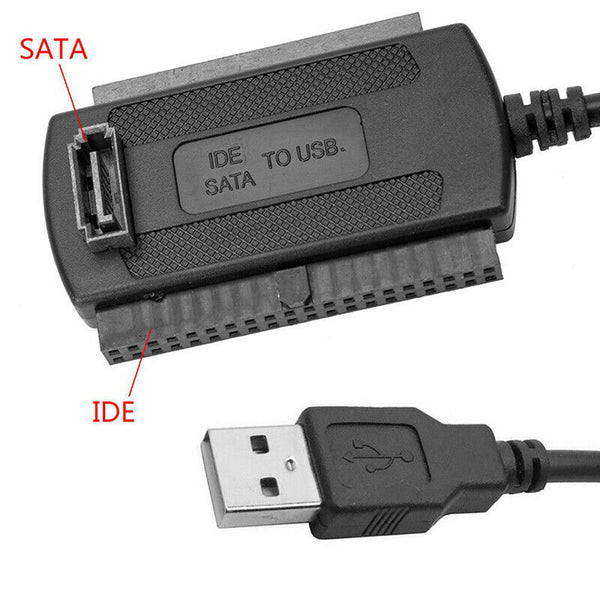 SATA/PATA/IDE Drive to USB 2.0 Adapter Converter Cable for 2.5/3.5 Hard Drive ME