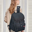 Multifunction Diaper Bags Zipper Baby Care Large Capacity Backpack (Black)