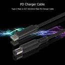 1.5 m/4.9ft Type-C Male to DC7.4x5.0mm with Pin PD Power Charging Cable for Dell
