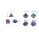 7x Polyhedral Dices Set for  RPG Casino Party Supplies DIY