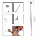 1Pc Stainless Steel Violin Sound Post Setter Repair Tool Solid Bras S Violi T4V8