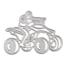 Xmas Cutting Dies Stencil Scrapbooking Paper Card Embossing Motorbike Craft
