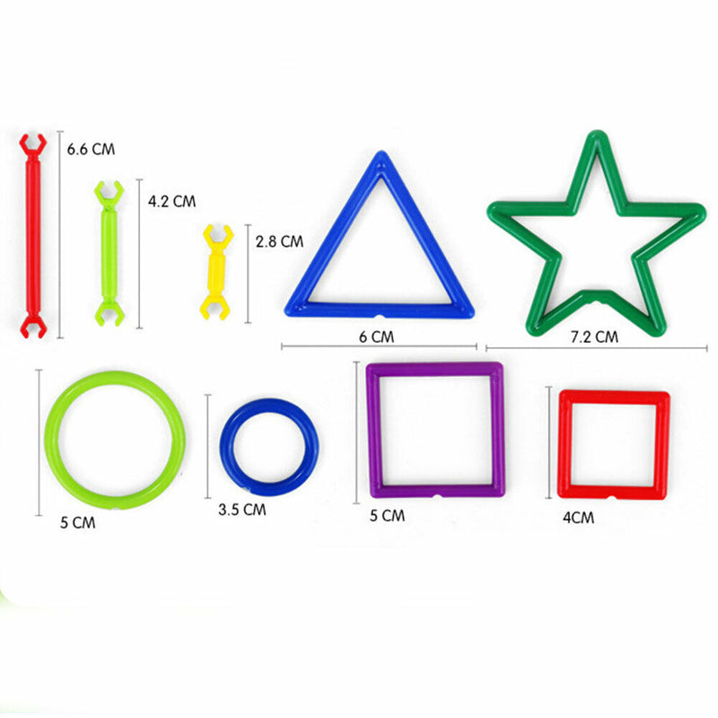 13 Child Educational Toys Plastic Building Blocks Sticks Set Kids Baby Gift