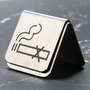 No Smoking Tent Tabletop Sign Warning Notice for Office Meeting Room Pattern